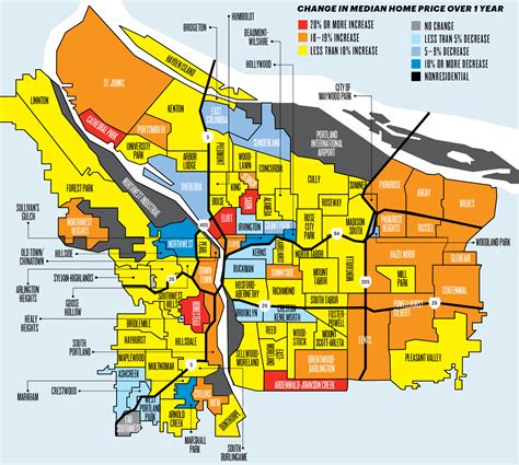 portland population map